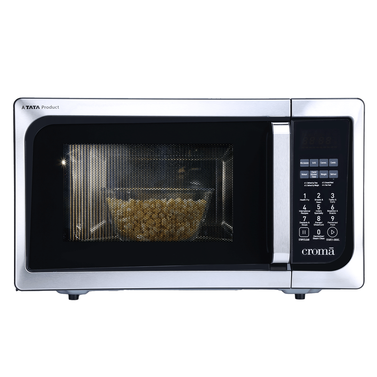 Buy Croma 23L Convection Microwave Oven with LED Display (Black) Online